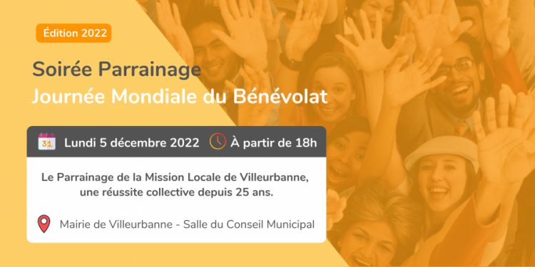 Assistez à la soirée parrainage de la Mission Locale de Villeurbanne !